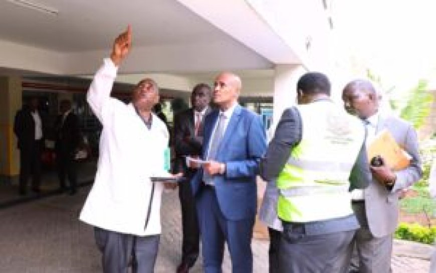 DCI Director Amin visits Redwood Apartments Ahead of Friday Exhumation of Jeff Mwathi Body
