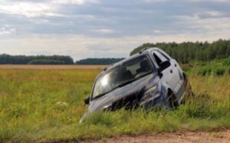 Masturbating Driver Lands in a Ditch