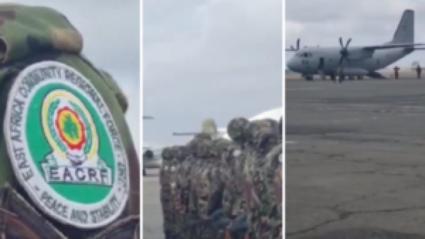 Kenya Defence Forces First Batch Leaves For the Democratic Republic of Congo.