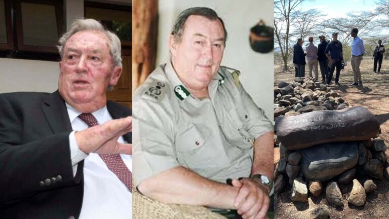 Richard Leakey, The man whose grave is covered with stones.