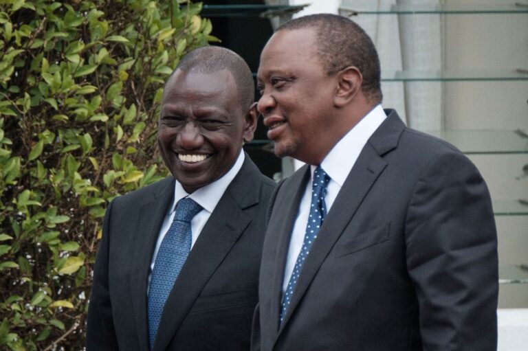 Uhuru and Ruto meeting